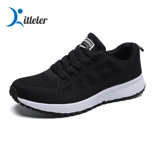 Sport Running Shoes Women Air Mesh Breathable Walking Women Sneakers Comfortable White Fashion Casual Sneakers Chaussure Femme