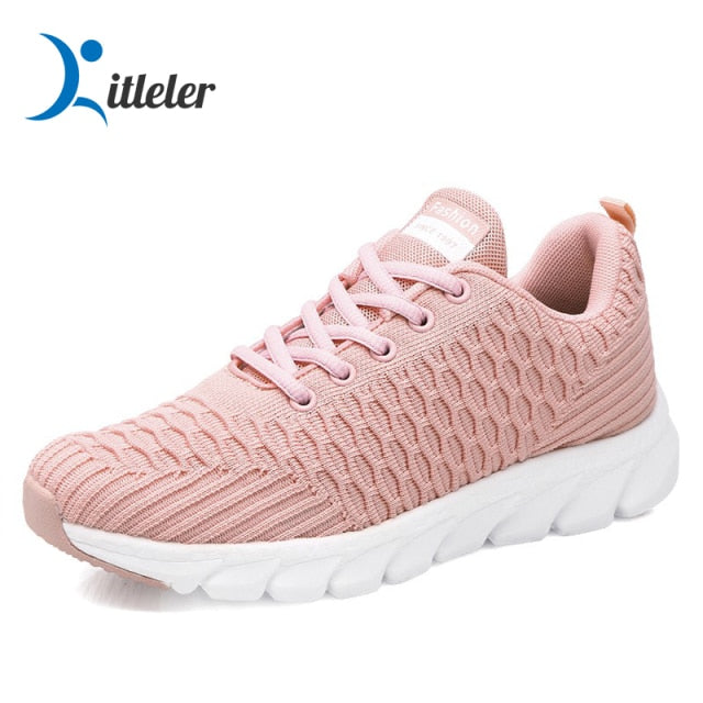 Sport Running Shoes Women Air Mesh Breathable Walking Women Sneakers Comfortable White Fashion Casual Sneakers Chaussure Femme