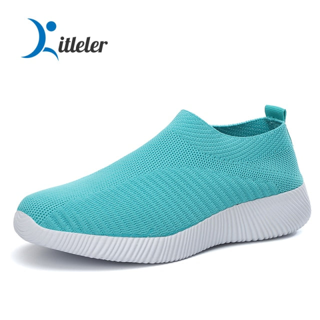 Sport Running Shoes Women Air Mesh Breathable Walking Women Sneakers Comfortable White Fashion Casual Sneakers Chaussure Femme