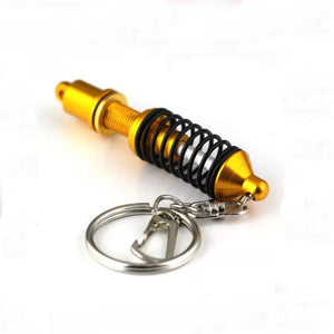 Creative gift car metal keychain turbo gear hub pendant brake disc shock absorber Pendant