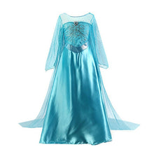 Frozen 1&2 Anna Elsa Princess Dress For Girl Birthday Party Tulle Prom Gown Kids Christmas Cosplay Snow Queen Coronation Costume