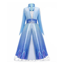 Frozen 1&2 Anna Elsa Princess Dress For Girl Birthday Party Tulle Prom Gown Kids Christmas Cosplay Snow Queen Coronation Costume