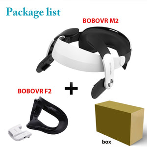 BOBOVR M2 Head Strap For Oculus Quest 2 Elite Strap Handle Grip Covers BOBOVR F2 Facial Interface No Fog BOBOVR C2 For Quest2