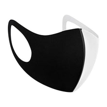 Half Black Half White Cool Mask 3D Designed Mask Washable Reusable Face Mask Adult Face Cover Cloth Mask Earloop Bandage Masques