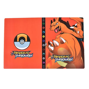 Cartoon 9 Pocket 432 Card Pokemon Album Book Anime Map Game Pokémon cards Collection Holder Binder Folder Top Toys Gift for Kids