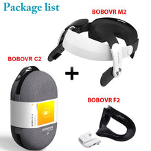 BOBOVR M2 Head Strap For Oculus Quest 2 Elite Strap Handle Grip Covers BOBOVR F2 Facial Interface No Fog BOBOVR C2 For Quest2