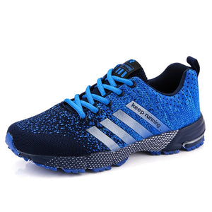 New 2019 Men Running Shoes Breathable Outdoor Sports Shoes Lightweight Sneakers for Women Comfortable Athletic Training Footwear