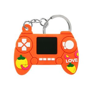 1PCS PVC Game Machine Keychain & Keyring Cute Gamepad Joystick Key Chain Keychains Bag Car Hanging