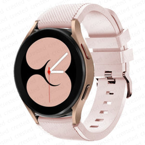 20mm 22mm Band for Samsung Galaxy Watch 4/Classic/46mm/42mm/active 2 Gear s3/S2 silicone bracelet Huawei GT/2/GT2/3 Pro strap