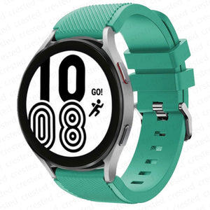 20mm 22mm Band for Samsung Galaxy Watch 4/Classic/46mm/42mm/active 2 Gear s3/S2 silicone bracelet Huawei GT/2/GT2/3 Pro strap