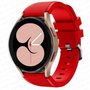 20mm 22mm Band for Samsung Galaxy Watch 4/Classic/46mm/42mm/active 2 Gear s3/S2 silicone bracelet Huawei GT/2/GT2/3 Pro strap