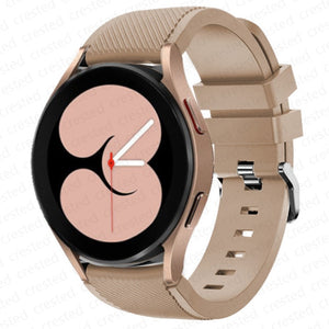 20mm 22mm Band for Samsung Galaxy Watch 4/Classic/46mm/42mm/active 2 Gear s3/S2 silicone bracelet Huawei GT/2/GT2/3 Pro strap