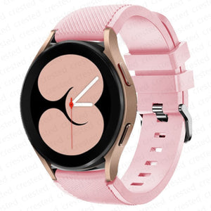 20mm 22mm Band for Samsung Galaxy Watch 4/Classic/46mm/42mm/active 2 Gear s3/S2 silicone bracelet Huawei GT/2/GT2/3 Pro strap