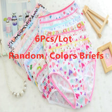 Hot Sale 6 Pcs/lot Baby Kids Girls Underwear Briefs Panties Short Colorful Panties Children Cotton Briefs Tnn0001