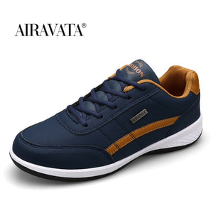 Men's Sports Casual Shoes Fashion PU Leather Shoes Outdoor Spring/Autumn Comfortable Flat Sneakers