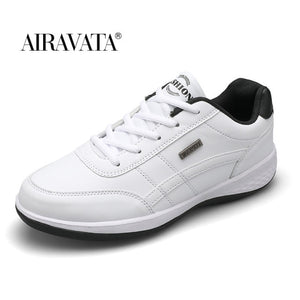 Men's Sports Casual Shoes Fashion PU Leather Shoes Outdoor Spring/Autumn Comfortable Flat Sneakers