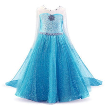 Fancy Girl Princess Dresses Beauty Belle Cosplay Costume Snow Christmas Halloween Princess Dress up Children Party Clothes