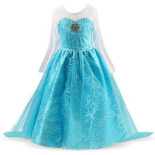 Fancy Girl Princess Dresses Beauty Belle Cosplay Costume Snow Christmas Halloween Princess Dress up Children Party Clothes