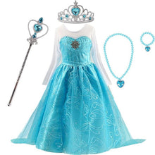 Fancy Girl Princess Dresses Beauty Belle Cosplay Costume Snow Christmas Halloween Princess Dress up Children Party Clothes