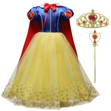 Girls Princess Costume For Kids Halloween Party Cosplay Dress Up Children Disguise Fille