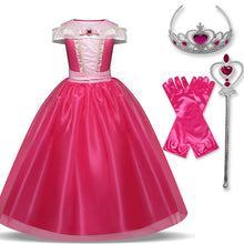 Girls Princess Costume For Kids Halloween Party Cosplay Dress Up Children Disguise Fille