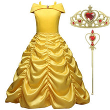 Girls Princess Costume For Kids Halloween Party Cosplay Dress Up Children Disguise Fille