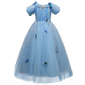 Girls Princess Costume For Kids Halloween Party Cosplay Dress Up Children Disguise Fille