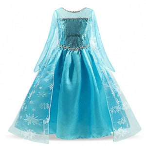 Girls Princess Costume For Kids Halloween Party Cosplay Dress Up Children Disguise Fille