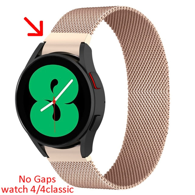 20mm 22mm magnetic strap For Samsung Active 2 40/44mm Gear S3 bracelet Huawei GT/GT2/2e Galaxy watch 4/4 Classic 3 45/42mm band