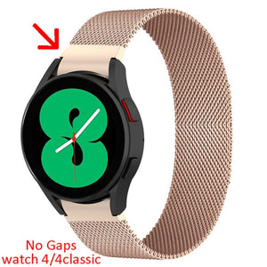 20mm 22mm magnetic strap For Samsung Active 2 40/44mm Gear S3 bracelet Huawei GT/GT2/2e Galaxy watch 4/4 Classic 3 45/42mm band