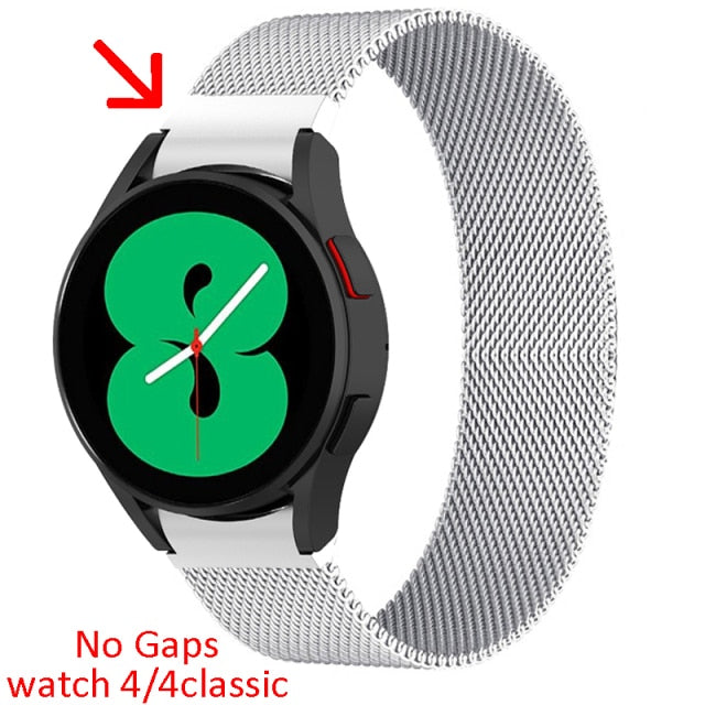 20mm 22mm magnetic strap For Samsung Active 2 40/44mm Gear S3 bracelet Huawei GT/GT2/2e Galaxy watch 4/4 Classic 3 45/42mm band