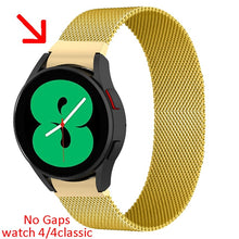 20mm 22mm magnetic strap For Samsung Active 2 40/44mm Gear S3 bracelet Huawei GT/GT2/2e Galaxy watch 4/4 Classic 3 45/42mm band