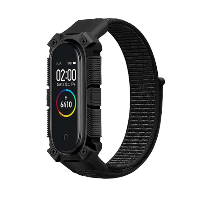 Strap for Xiaomi Mi band 6 5 4 3 Nylon Loop band Sport smartwatch Belt pulsera correa xiaomi Wristband for Miband 6 5 4 Bracelet