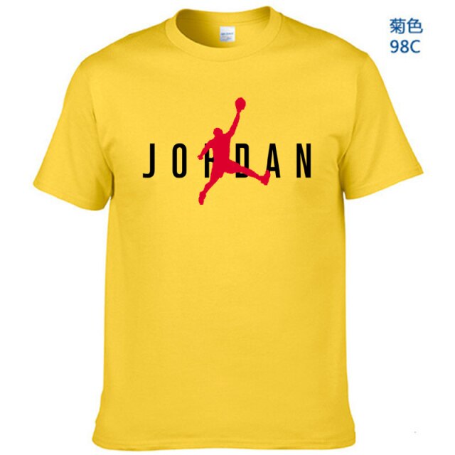 Unisex Hot Sale T-Shirt Street Sports Jordan-3D Printing T-Shirt Casual Loose Breathable Short Sleeve Wholesale Direct Sales