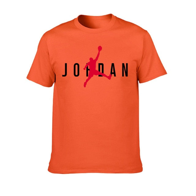 Unisex Hot Sale T-Shirt Street Sports Jordan-3D Printing T-Shirt Casual Loose Breathable Short Sleeve Wholesale Direct Sales