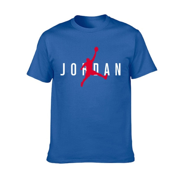 Unisex Hot Sale T-Shirt Street Sports Jordan-3D Printing T-Shirt Casual Loose Breathable Short Sleeve Wholesale Direct Sales