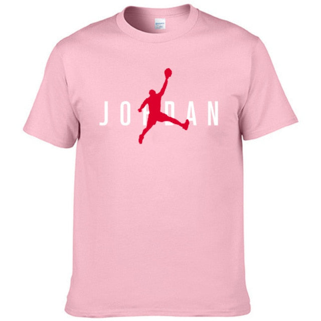 Unisex Hot Sale T-Shirt Street Sports Jordan-3D Printing T-Shirt Casual Loose Breathable Short Sleeve Wholesale Direct Sales