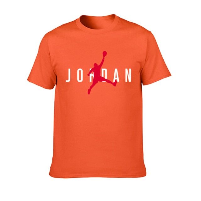 Unisex Hot Sale T-Shirt Street Sports Jordan-3D Printing T-Shirt Casual Loose Breathable Short Sleeve Wholesale Direct Sales