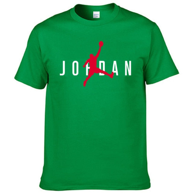 Unisex Hot Sale T-Shirt Street Sports Jordan-3D Printing T-Shirt Casual Loose Breathable Short Sleeve Wholesale Direct Sales