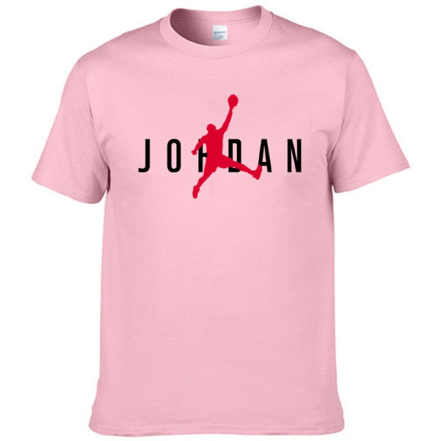 Unisex Hot Sale T-Shirt Street Sports Jordan-3D Printing T-Shirt Casual Loose Breathable Short Sleeve Wholesale Direct Sales