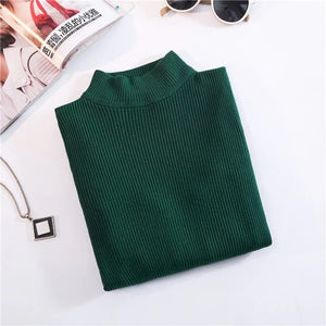 Marwin New-coming Autumn Winter Top Pull Femme Turtleneck Pullovers Sweaters Long Sleeve Slim Oversize Korean Women's Sweater