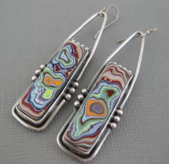 Trendy Women Earrings 4 Colors Delicate Gold Color Inlay Natural Stone Hook Dangle Earrings for Women Wedding Engagement Jewelry