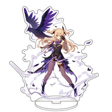 Anime Figure Genshin Impact Zhongli Diluc Venti Klee Keqing Qiqi Acrylic Stand Model Plate Desk Decor Standing Sign Fans Gifts