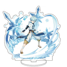 Anime Figure Genshin Impact Zhongli Diluc Venti Klee Keqing Qiqi Acrylic Stand Model Plate Desk Decor Standing Sign Fans Gifts