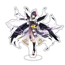 Anime Figure Genshin Impact Zhongli Diluc Venti Klee Keqing Qiqi Acrylic Stand Model Plate Desk Decor Standing Sign Fans Gifts
