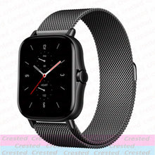 20mm/22mm Magnetic band For Amazfit GTS/2/2e/3/GTS2 Mini/GTR 42mm/47mm/GTR2/3/Pro stratos Metal Watch Bracelet Amazfit bip strap