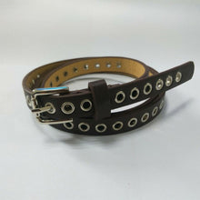 Fashion Pu Leather Belt for Ladies Women with Rivet Studded Single Grommet Holes Waist Chain hip hop girls Rivet Bracelet