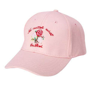 2017 Hot Rose Broderie Baseball Cap Hommes Femmes Peaked Hat Hip Hop Courbé 3 Couleurs Unisexe Snapback Réglable Livraison Gratuite