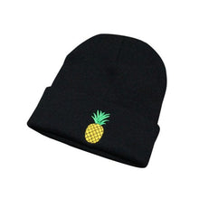 2017 Fashion Cute Beanie caps Women pineapple Embroidered Beanie Stocking Cap Hiking Male Skullies Couples Stocking Hats