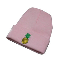 2017 Fashion Cute Beanie caps Women pineapple Embroidered Beanie Stocking Cap Hiking Male Skullies Couples Stocking Hats